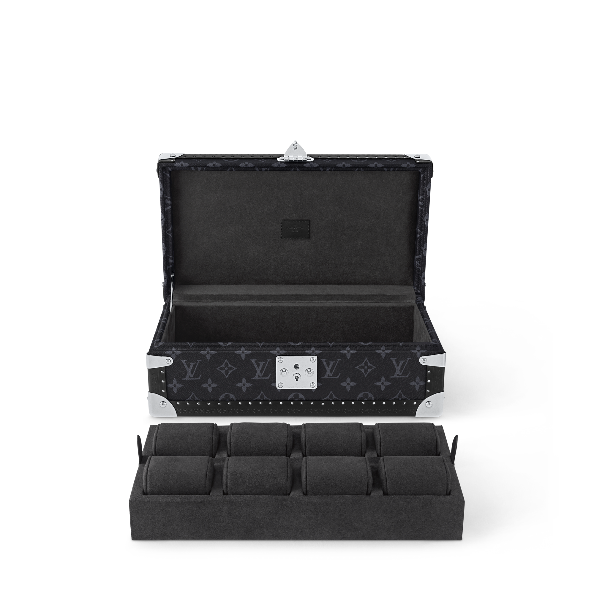 Coffret 8 Montres Monogram Eclipse Canvas Hardsided LOUIS VUITTON coffret-8-montres-monogram-eclipse-canvas-hardsided-louis-vuitton